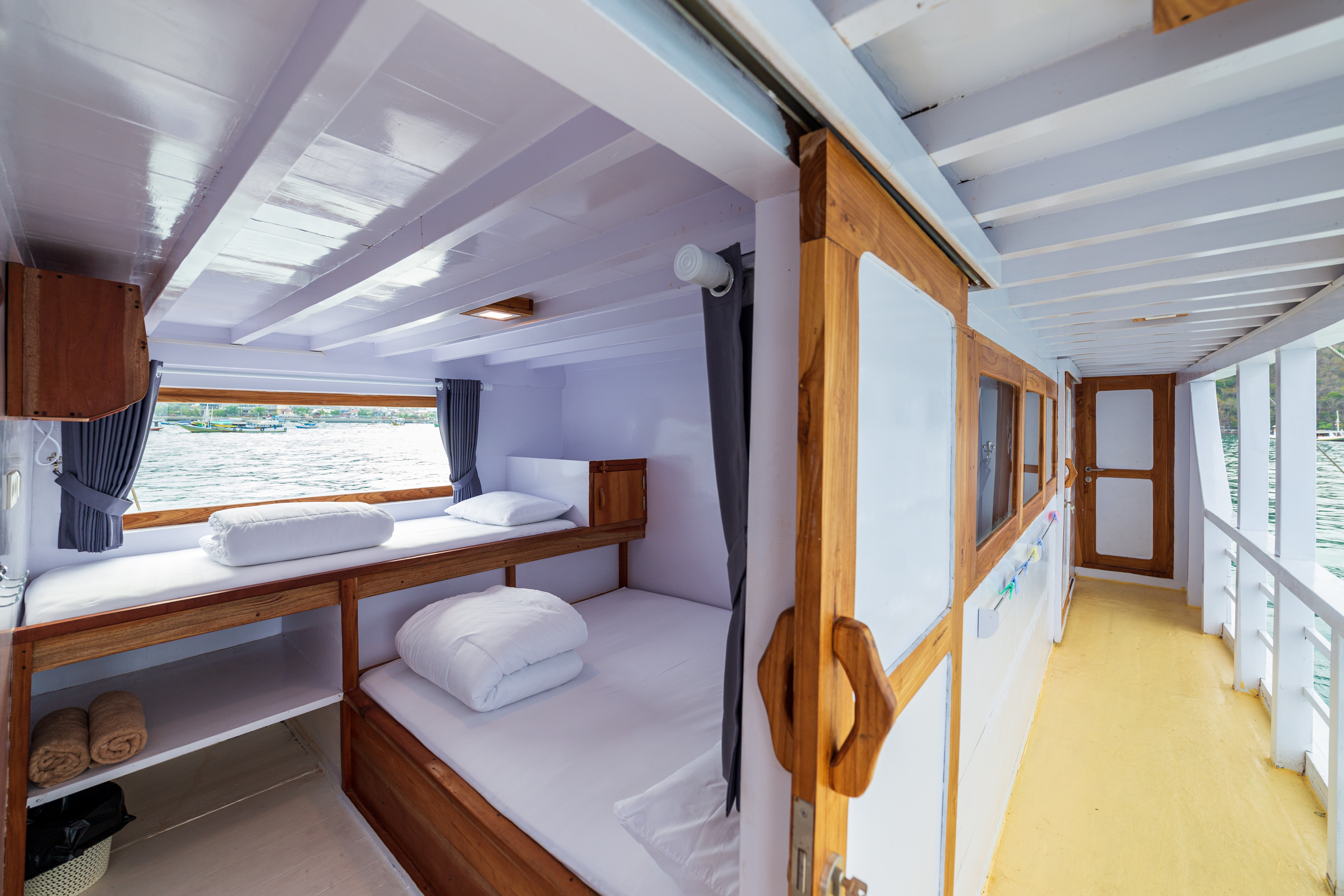 Triple cabin bunk view